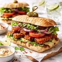 Spiced Tempeh Sandwiches