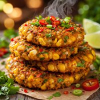 Spiced Thai Corn Cakes