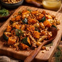 Spiced Winter Squash with Fennel