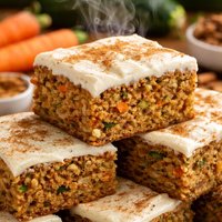 Spiced Zucchini Carrot Bars