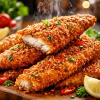 Spicy and Crispy Catfish Fillets