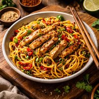 Spicy Asian Chicken Pasta