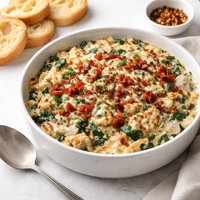 Spicy Bacon Spinach and Artichoke Dip