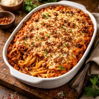 Spicy Baked Spaghetti