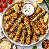 Spicy Baked Zucchini Sticks