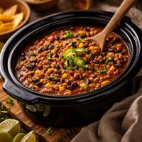 Spicy Beans Tex Mex Crock Pot