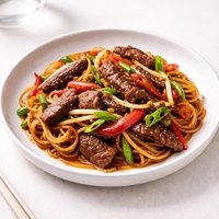 Spicy Beef Chow Mein