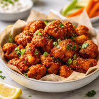 Spicy Buffalo Cauliflower Wings