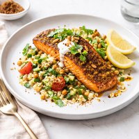 Spicy Cardamom Salmon North African Inspired