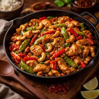 Spicy Chicken and Cashew Stir Fry