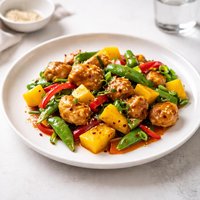 Spicy Chicken and Mango Stir Fry