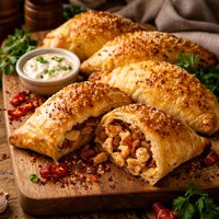 Spicy Chicken Bacon Pasties