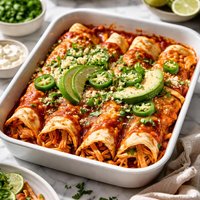 Spicy Chicken Enchiladas Super Easy