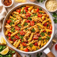 Spicy Chicken Pepper Pasta