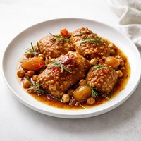 Spicy Chicken Tagine with Apricots Rosemary and Ginger