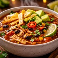 Spicy Chicken Tortilla Soup