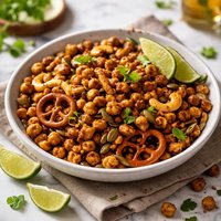 Spicy Chickpea Snack Mix