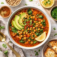 Spicy Chickpea Soup