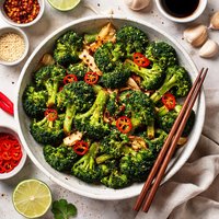 Spicy Chile and Garlic Broccoli