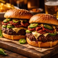Spicy Chorizo Burgers