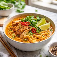 Spicy Coconut Milk Noodles
