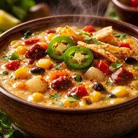 Spicy Corn Chowder Tex Mex