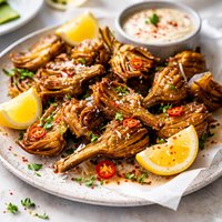 Spicy Deep Fried Baby Artichokes