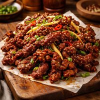 Spicy Fried Ginger Beef