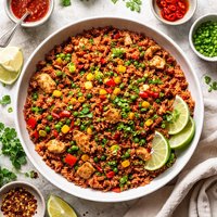 Spicy Fried Red Rice