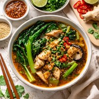 Spicy Gai Lan Soup