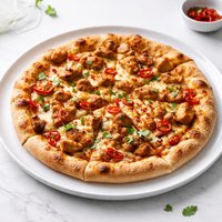Spicy Garlic Chicken Pizza
