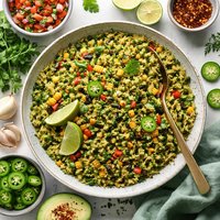 Spicy Green Rice