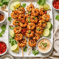 Spicy Grilled Shrimp Skewers