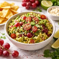 Spicy Guacamole W Grapes