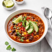Spicy Healthy Taco Bean Soup