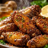 Spicy Honey Dijon Mustard Wings