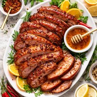 Spicy Honey Glazed Bacon or Ham