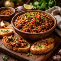 Spicy Indian Eggplant Spread