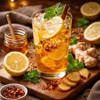 Spicy Lemon Ginger Iced Brew