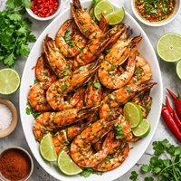 Spicy Lime Grilled Prawns