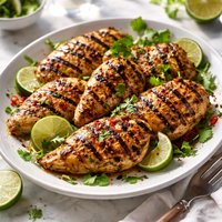 Spicy Lime Marinated Grilled Chicken Breasts