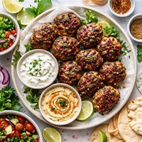 Spicy Mid Eastern Lamb Patties