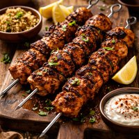Spicy Moroccan Chicken Skewers