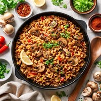 Spicy Mushroom Rice