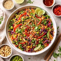 Spicy Noodle Salad with Vegetables