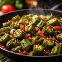 Spicy Okra Stir Fry