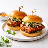 Spicy Orange and Sesame Chicken Sandwiches