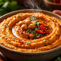 Spicy Orange Hummus