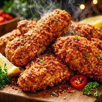 Spicy Oven Fried Chicken
