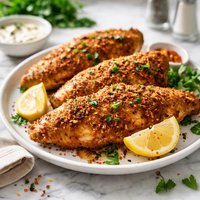 Spicy Oven Fried Chicken Breasts